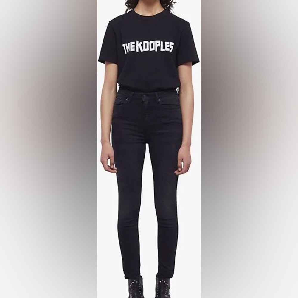 The Kooples black denim skinny jean